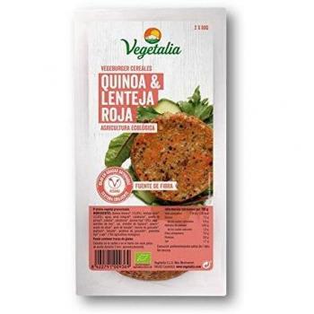 Vegeburguer lentejas y quinoa Bio 160g