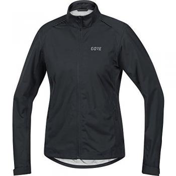 Gore Wear Mujer, Chaqueta impermeable de ciclismo, GORE C3 Women GORE-TEX Active Jacket, Talla: 40, Color Negro, 100041