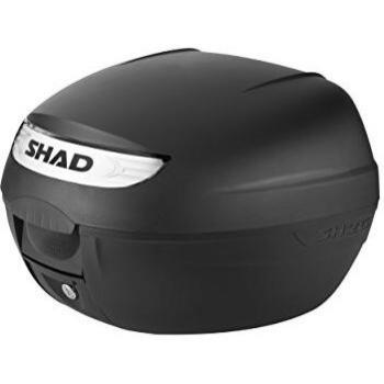 SHAD D0B26100 SH-26 Baul para motocycletas, Negro