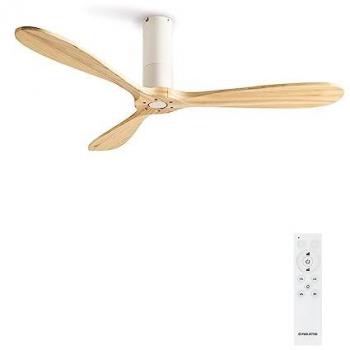 Ventilador de Techo CREATE WIND TUBE 40W Silencioso Ø132 cm - 6 Velocidades, Función Verano/Invierno, Sin Luz y Sin WiFi