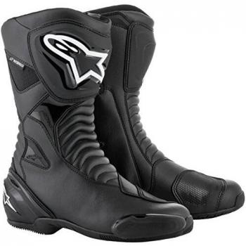 Botas de Moto Alpinestars SMX S WP Negras Waterproof 39