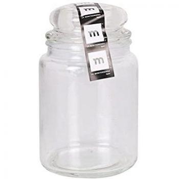 Tarro de Vidrio 800ml con Tapa Abombada para Almacenamiento y Dispensador de Alimentos - La Mediterránea