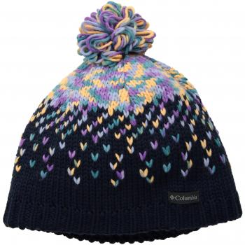 Columbia Siberian Sky Beanie – Gorro – niño, Color Azul Marino, tamaño Talla única