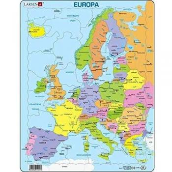 Puzzle Marco de Europa en Holandés - 37 Piezas Larsen