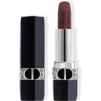 Dior - Barra de labios recargable ROUGE DIOR matte #913-mystic plum - tratamiento floral - acabados aterciopelado, mate y satinado, 3,5 gr