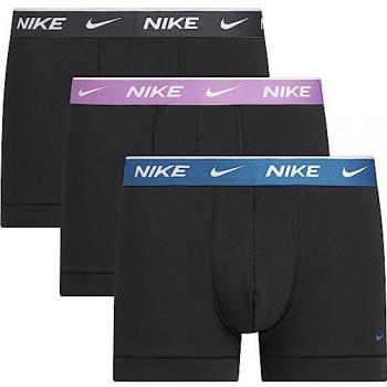 Nike Men's Boxer Briefs 3-Pack - Black, Rush Fuchsia, Industrial Blue, Anthracite L