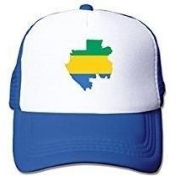 Gabon Flag Map Nylon Adult Baseball Cap Trucker Hat