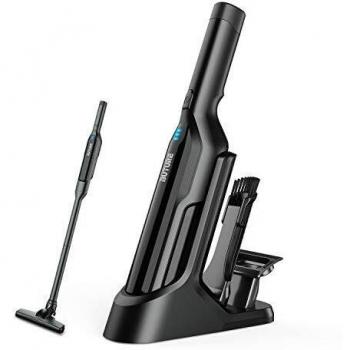 BuTure CR20 Aspiradora de Mano sin Cable 17KPA Potente Aspirador 5 en 1 Aspirador Inalámbrico Portatil 170W Aspirador Coche con Batería de 3000mAh para Casa y Coche