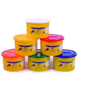 Jovi - Caja de 6 botes Soft Dough Blandiver, 460 g, colores surtidos