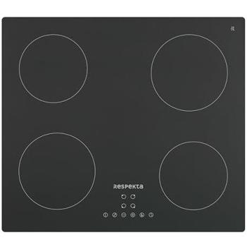 Placa de Inducción Respekta KM4295iMS-19 60 cm Negra Mate Sin Marco, 4 Zonas de Cocción, Control Táctil, Función Booster & ECO, Kindersicherung y Restwärmean