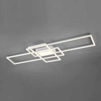 Plafón LED Regulable Trio Lighting Irvine 3 Rectángulos Blanco Mate 105 cm 3.000-6.500 K