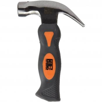 Martillo de Carpintería Alyco 170140 con Mango Ergonómico de Fibra y Doble Uña Curva, 450 gramos - Ideal para Carpinteros, Ebanistas y Construcción