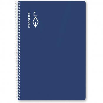 Cuaderno Espiral A4 80 hojas pauta 2,5 AZUL