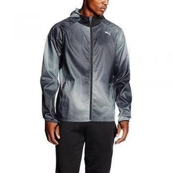 PUMA Packable Woven Jacket - Chaqueta cortavientos para hombre, color negro, talla S