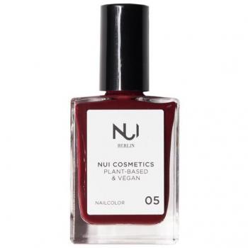 Nui Cosmetics - Laca de uñas vegana y a base de plantas 14 ml 05 - Rojo oscuro