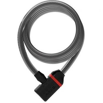 ZEFAL C9 Candado Espiral, Unisex Adulto, Negro, Talla Única