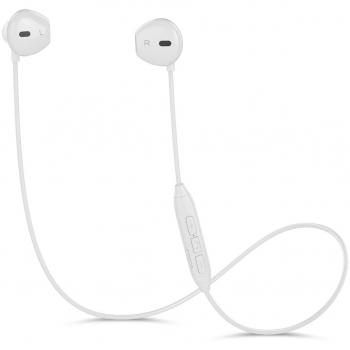 Auriculares Bluetooth 4.1 magnético，Inalambricos Deportivos Manos Libres Estéreo Headphones con Micrófono Cancelación de Ruido Anti-Sudor para iPhone Samsung PC Nexus HTC Sony LG Nexus Moto y más（blanco）
