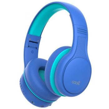 Auriculares Bluetooth Infantiles Cool Kids con Limitador de Volumen Azules