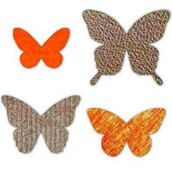 MISSKUTY Troquel Grueso Zug Mariposas 14x15,2cm