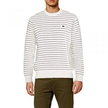 Lacoste Ah4686 suéter, Blanco