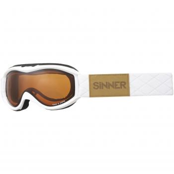 Sinner Toxic S - Gafas de esquí, Color Blanco, Talla Youth