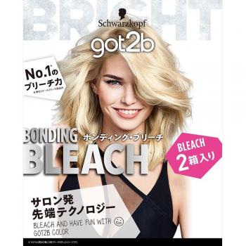 Got2b Bonding Black Hair Bleach Kit - 25g Powder + 75mL Developer (2-Set)