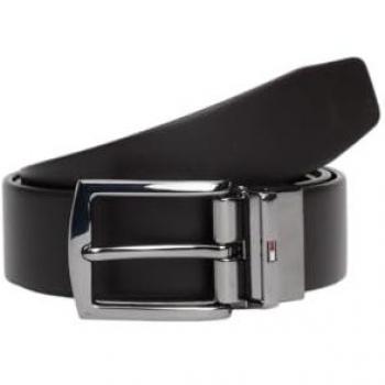 Tommy Hilfiger Men's Leather Reversible Belt, Size 90, Dark Brown and Black