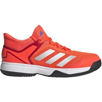 Adidas Ubersonic 4 K Junior Zapatillas de tenis para niños en color rojo solar y plata