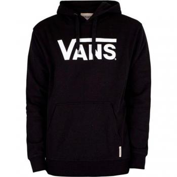 Vans Graphic Pullover Hoodie - Black - Male - Size: L, Hooded Fleece Sweatshirt with Central Pocket and Logo Print