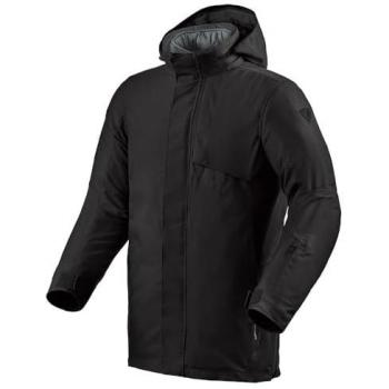 Chaqueta de moto Toronto H2O para hombre Revit, textil, color negro, talla L