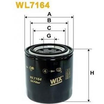Filtro de aceite WIX WL7164 - Tipo Spin-On para Ford Probe