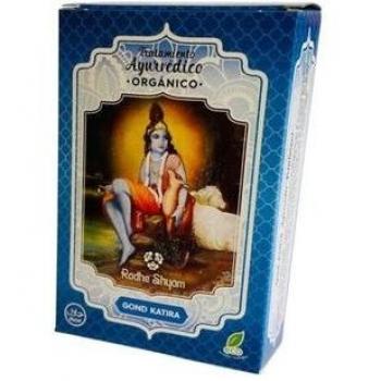 Radhe Shyam Gond Katira Tratamiento Capilar 100g - Tratamiento capilar natural, contiene goma de katira, ideal para hidratar y fortalecer el cabello, libre de químicos, envase de 100 gramos