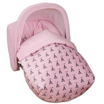 Babyline Tepee - Saco grupo 0, unisex, color rosa
