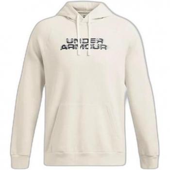 Under Armour Men's Rival Fleece Textured Coldgear Hoodie - Summit White