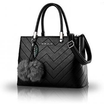 Nicole&Doris - Bolso de asas para mujer Negro negro