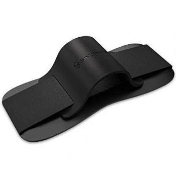 Sinjimoru - Sinji Grip - Banda de Agarre y Soporte para teléfono, Hecho de Silicona - Negro