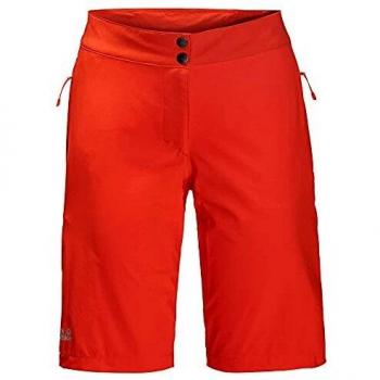 Jackwolfskin Gradient, Pantalones Cortos Mujer, Dark Coral, 36