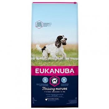 Eukanuba Mature Dog Food For Medium Dogs Rich in Fresh Chicken For the Optimal Body Condition of Your Dog, 12kg