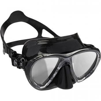 Cressi Big Eyes Evolution - Gafas de buceo unisex, color negro / espejo