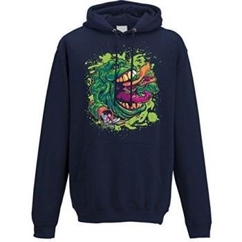 sudadera con capucha Green Ghost Navy size L