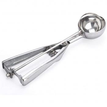 TRIXES Cucharón de Cocina para Alimentos Cucharón Acero Inoxidable de 6 cm para Helado, Puré de Patatas