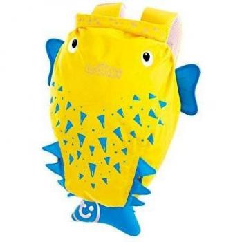 Trunki PaddlePak - Mochila infantil impermeable para piscina y gimnasio, Amarillo, 37 x 29 x 17 cm