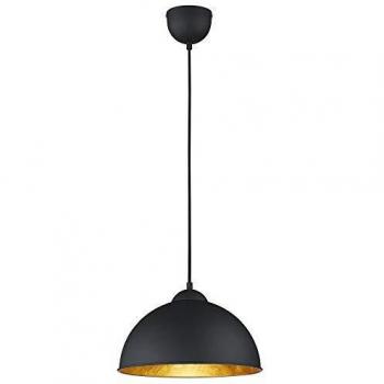 Lámpara colgante moderna de metal negro 1xE27 Jimmy