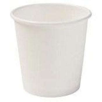 BIOZOYG Vaso de café Espresso orgánica desechable I Vaso de Beber desechable, Vaso Biodegradable, compostable I Bio Vaso desechable Blanco, sin deseño 1000 Piezas 100 ml 4 oz