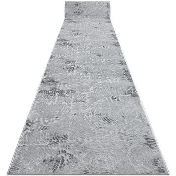 Alfombra de Pasillo Estructural MEFE 8725 Dos Niveles Vellón Gris 70x280 cm