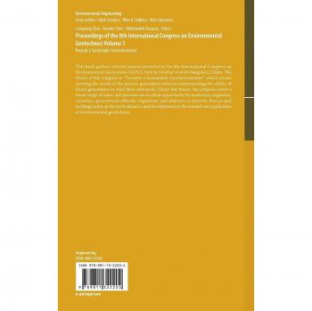 Proceedings of the 8th International Congress on Environmental Geotechnics Volume 1: Towards a Sustainable Geoenvironment