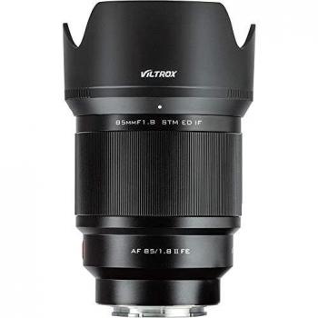 Viltrox FE-85 F1.8 II - Objetivo de enfoque automático compatible con cámaras Sony E Mount, alta intensidad lumínica, ideal para retratos