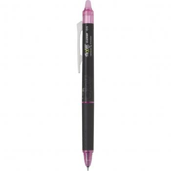Bolígrafo retráctil de punta Synergy Point de tinta borrable por fricción Frixion Point Clicker Pilot rosa