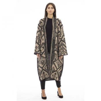 Alpha Studio Brown Acetate Jacket & Coat - IT46|XL