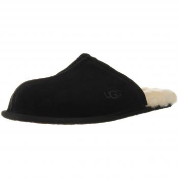 UGG Men's Scuff Sheepskin Backless Slipper - Black - Size 8 (UK7, EU40.5)